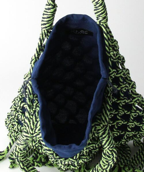 K-BAS（ケーバス）の「＜K-BAS＞マクラメバッグ（ショルダーバッグ・レディース・ピンク/ケリー・FREE）」の6枚目の写真