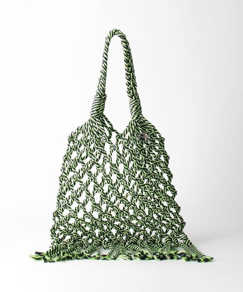 K-BAS（ケーバス）の「＜K-BAS＞マクラメバッグ（ショルダーバッグ・レディース・ピンク/ケリー・FREE）」の15枚目の写真