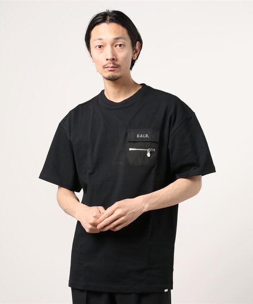 BALR.（ボーラー）の「BALR./ボーラー)/CARGO DROPED SHOULDER T /カーゴドロップショルダーTシャツ/正規商品（Tシャツ/カットソー・メンズ・ホワイト/ブラック・MEDIUM/LARGE/SMALL）」の16枚目の写真