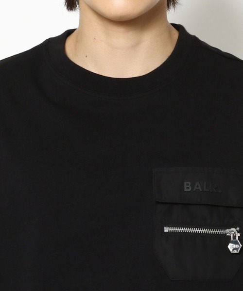 BALR.（ボーラー）の「BALR./ボーラー)/CARGO DROPED SHOULDER T /カーゴドロップショルダーTシャツ/正規商品（Tシャツ/カットソー・メンズ・ホワイト/ブラック・MEDIUM/LARGE/SMALL）」の7枚目の写真