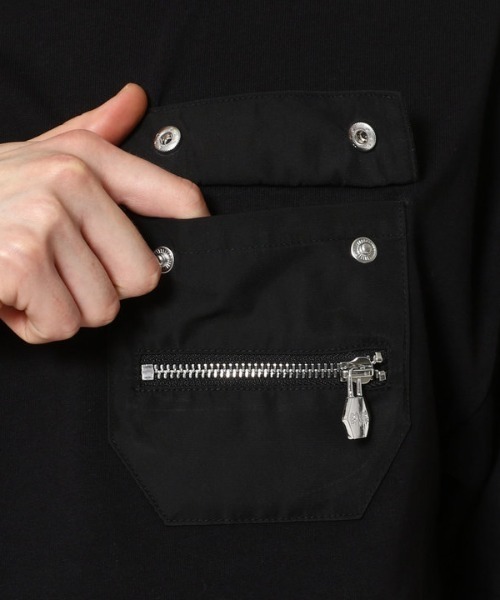 BALR.（ボーラー）の「BALR./ボーラー)/CARGO DROPED SHOULDER T /カーゴドロップショルダーTシャツ/正規商品（Tシャツ/カットソー・メンズ・ホワイト/ブラック・MEDIUM/LARGE/SMALL）」の8枚目の写真