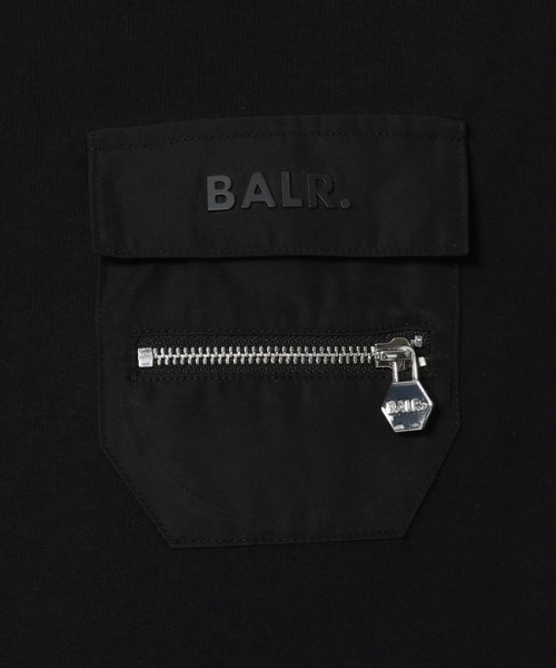 BALR.（ボーラー）の「BALR./ボーラー)/CARGO DROPED SHOULDER T /カーゴドロップショルダーTシャツ/正規商品（Tシャツ/カットソー・メンズ・ホワイト/ブラック・MEDIUM/LARGE/SMALL）」の9枚目の写真