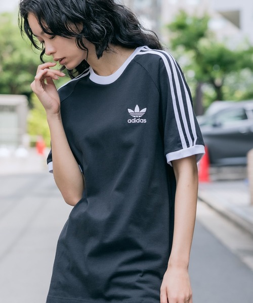 adidas Originals（アディダスオリジナルス）の「adidas Originals/アディダス オリジナルス 3STRIPES S/S TEE Tシャツ/半袖Tシャツ（Tシャツ/カットソー・メンズ・ホワイト/ブラック・S/M/L/XL/XO）」の20枚目の写真