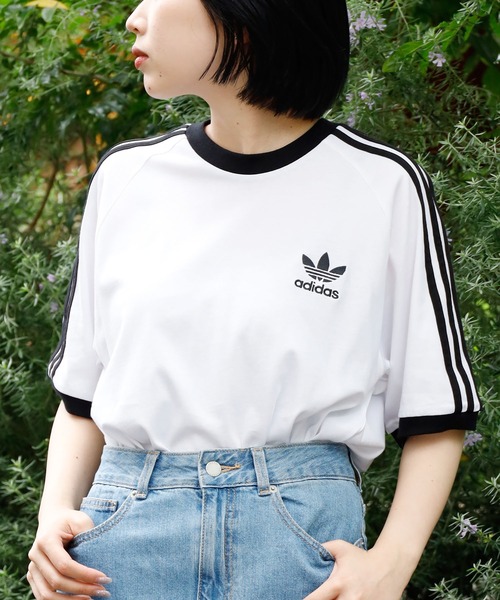 【ADIDAS ORIGINALS】★UNISEX★3STRIPES LOGO TSHIRT★正規品★ adidas Originals/アディダス オリジナルス 3STRIPES S/S TEE T