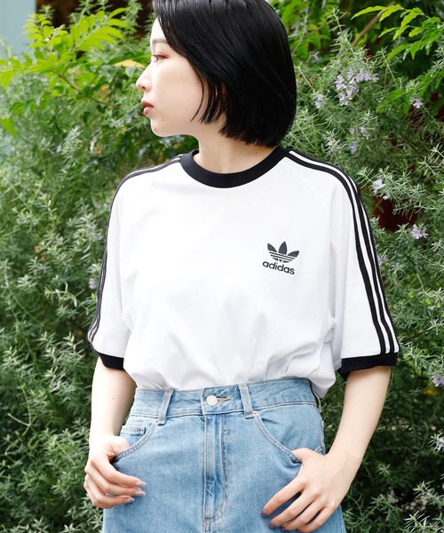 関税送料込★限定再入荷★Adidas★3stripes Tシャツドレス adidas Originals/アディダス オリジナルス 3STRIPES S/S TEE T