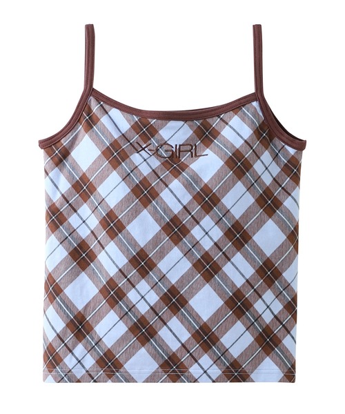 X-girl（エックスガール）の「BABY BRA CAMISOLE（キャミソール・レディース・ブラック/ライトブルー/ライトグリーン・S/M）」の7枚目の写真