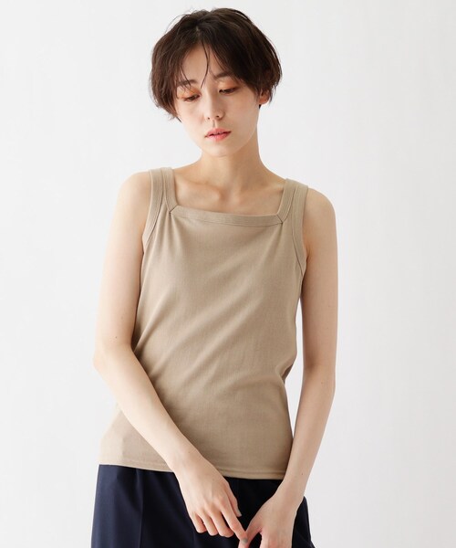 DRESKIP（ドレスキップ）の「◆2WAYタンクトップ（タンクトップ・レディース・サンドベージュ/グレー系その他/グリーン系/アイボリー系2・02/03/04）」の12枚目の写真