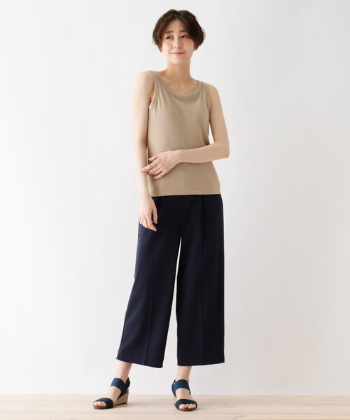 DRESKIP（ドレスキップ）の「◆2WAYタンクトップ（タンクトップ・レディース・サンドベージュ/グレー系その他/グリーン系/アイボリー系2・02/03/04）」の11枚目の写真