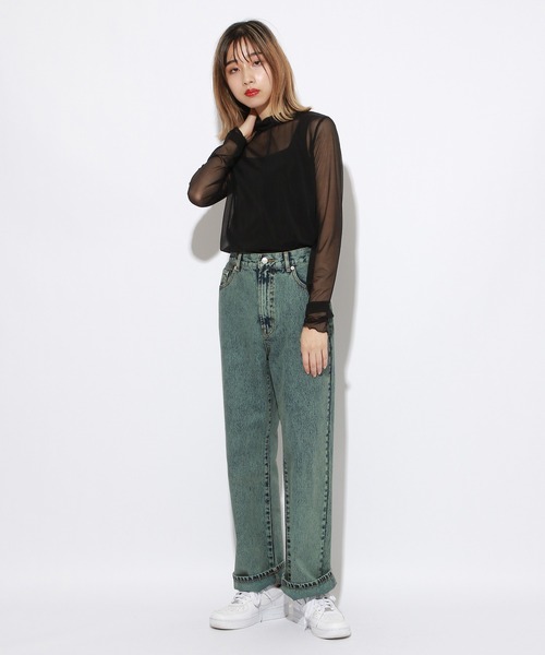 PBLIM(ページボーイリム)の「【PAGEBOYLIM】シアータートルインナー(Tシャツ/カットソー・レディース・ブラック/グレー系その他/ベージュ系その他・MEDIUM)」の12枚目の写真