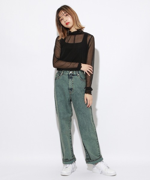 PBLIM(ページボーイリム)の「【PAGEBOYLIM】シアータートルインナー(Tシャツ/カットソー・レディース・ブラック/グレー系その他/ベージュ系その他・MEDIUM)」の13枚目の写真