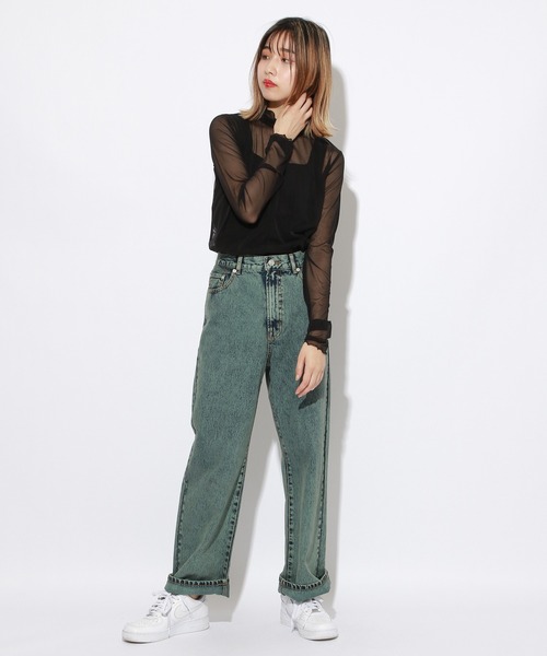 PBLIM(ページボーイリム)の「【PAGEBOYLIM】シアータートルインナー(Tシャツ/カットソー・レディース・ブラック/グレー系その他/ベージュ系その他・MEDIUM)」の14枚目の写真