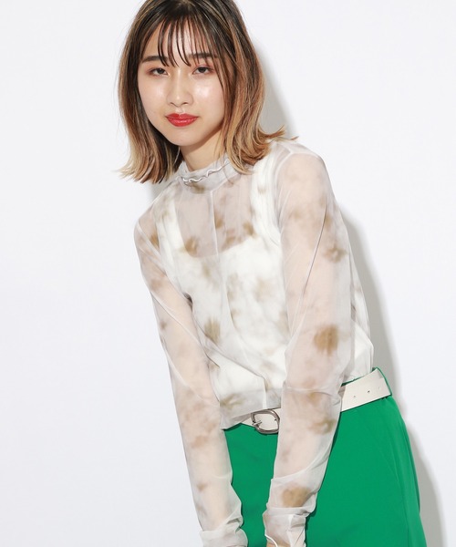 PBLIM(ページボーイリム)の「【PAGEBOYLIM】シアータートルインナー(Tシャツ/カットソー・レディース・ブラック/グレー系その他/ベージュ系その他・MEDIUM)」の20枚目の写真