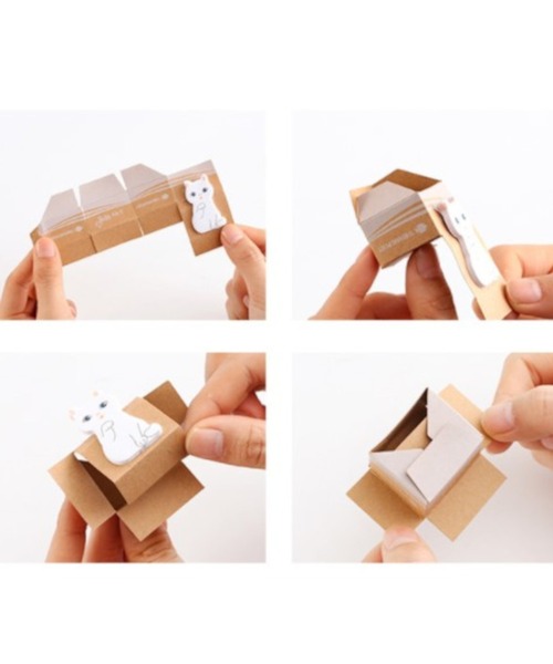 yururira（ユルリラ）の「箱入りねこ付箋（ステーショナリー・レディース・A/B/C/D/E・FREE）」の7枚目の写真