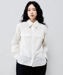 CONVERSE TOKYO | コットンシアーサファリシャツ(シャツ/ブラウス)