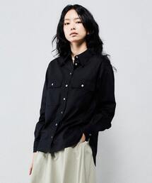 CONVERSE TOKYO | コットンシアーサファリシャツ(シャツ/ブラウス)