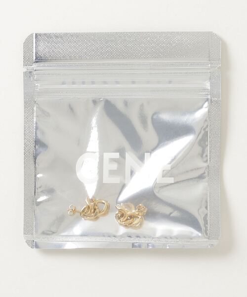 CENE（セネ）の「【CENE】セネ/ [ゴールド]チェーンキーンリングピアス（ピアス（両耳用）・レディース・ゴールド・FREE）」の8枚目の写真