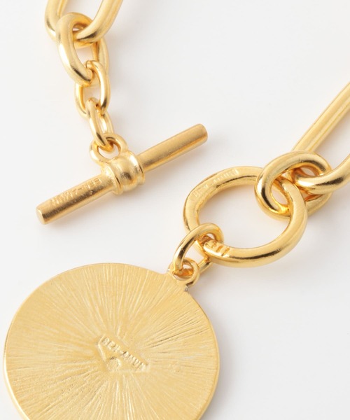 BEN AMUN（ベンアムン）の「ben amun　Volume Bracelet with Coin（ブレスレット・レディース・ゴールド・-）」の3枚目の写真