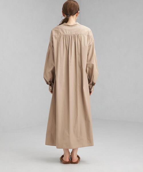 green label relaxing（グリーンレーベルリラクシング）の「ニット ベスト ＆ シャツ ワンピース セット（ワンピース・レディース・ベージュ/オフホワイト・FREE）」の16枚目の写真