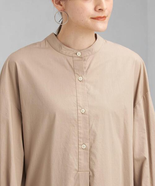 green label relaxing（グリーンレーベルリラクシング）の「ニット ベスト ＆ シャツ ワンピース セット（ワンピース・レディース・ベージュ/オフホワイト・FREE）」の17枚目の写真