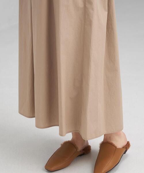 green label relaxing（グリーンレーベルリラクシング）の「ニット ベスト ＆ シャツ ワンピース セット（ワンピース・レディース・ベージュ/オフホワイト・FREE）」の18枚目の写真