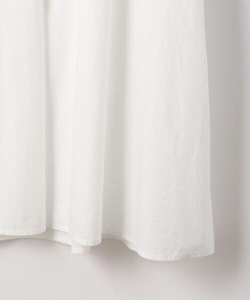 green label relaxing（グリーンレーベルリラクシング）の「ニット ベスト ＆ シャツ ワンピース セット（ワンピース・レディース・ベージュ/オフホワイト・FREE）」の6枚目の写真