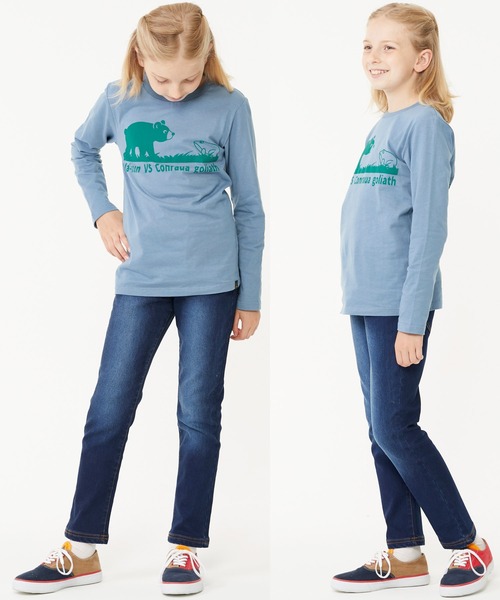 KRIFF MAYER Kid's Collection（クリフメイヤーキッズコレクション）の「あたたかデニム（デニムパンツ・キッズ・ライトブルー/ダークブルー・130/140/150/160/170/120）」の15枚目の写真