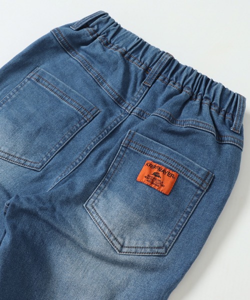 KRIFF MAYER Kid's Collection（クリフメイヤーキッズコレクション）の「あたたかデニム（デニムパンツ・キッズ・ライトブルー/ダークブルー・130/140/150/160/170/120）」の12枚目の写真