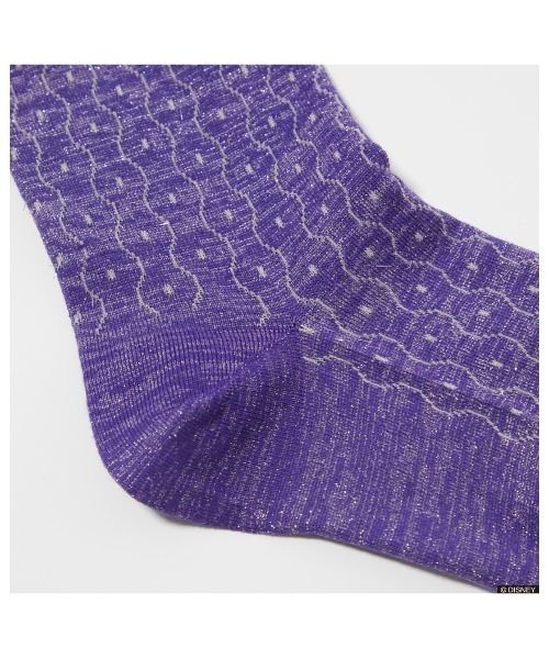 R4G（アールフォージー）の「『 ディズニー ツイステッドワンダーランド 』Octavinelle Image Socks（ソックス/靴下・レディース・パープル・FREE）」の4枚目の写真