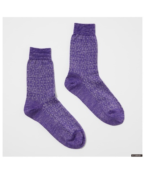 R4G（アールフォージー）の「『 ディズニー ツイステッドワンダーランド 』Octavinelle Image Socks（ソックス/靴下・レディース・パープル・FREE）」の6枚目の写真
