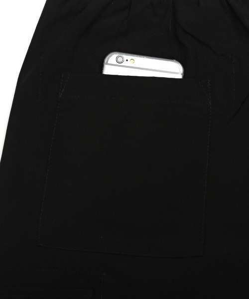 LUXSTYLE（ラグスタイル）の「ナイロンストレッチワイドアンクルカーゴパンツ（カーゴパンツ・メンズ・オリーブ/ブラック・M/XL/L）」の8枚目の写真
