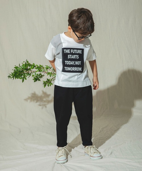 BRANSHES（ブランシェス）の「ガーデナーテーパードカラーパンツ（その他パンツ・キッズ・オフホワイト/アイボリー/ブラック/ベージュ・100cm/120cm/150cm/140cm/90cm/110cm/130cm）」の10枚目の写真