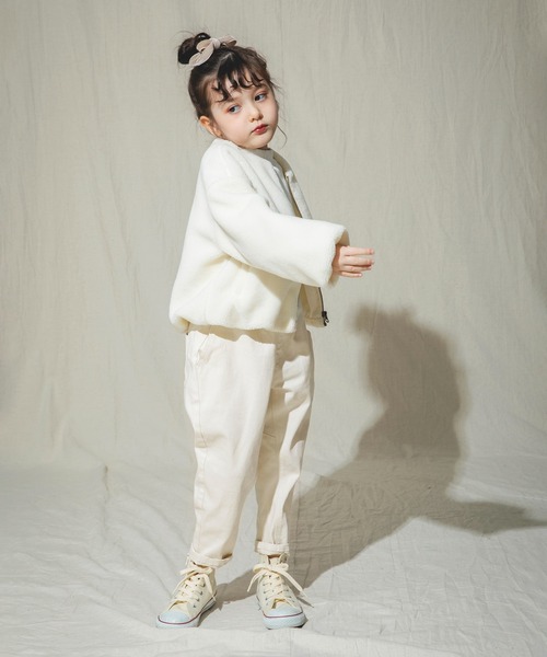 BRANSHES（ブランシェス）の「ガーデナーテーパードカラーパンツ（その他パンツ・キッズ・オフホワイト/アイボリー/ブラック/ベージュ・100cm/120cm/150cm/140cm/90cm/110cm/130cm）」の8枚目の写真