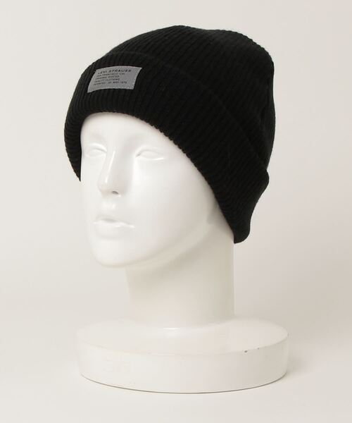 Levi's(リーバイス)の「SEASONAL FUZZY ニットビーニー(ニットキャップ/ビーニー・メンズ・ブラック・OS)」の5枚目の写真