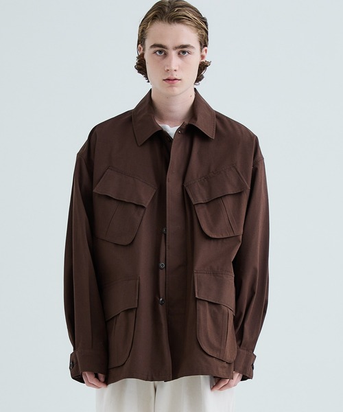 MARKAWARE マーカウェア ジャングルファティーグ ミリタリー　コットン marka - 【ラスト1点-サイズ3】 JUNGLE FATIGUE JACKET