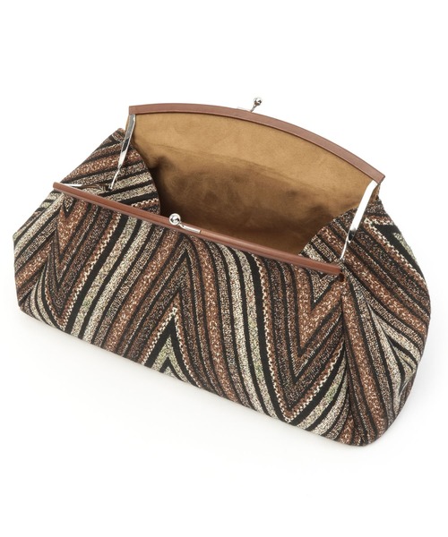 A VACATION（アヴァケーション）の「A VACATION / ピロージオBAG（クラッチバッグ・レディース・ブラウン・フリー）」の5枚目の写真