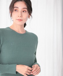 LEPSIM | 12ゲージリブクルーニット　948658(ニット/セーター)