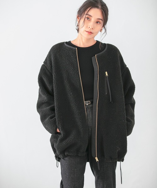 LEPSIM（レプシィム）の「12ゲージリブクルーニット　948658（ニット/セーター・レディース・ブラック/グリーン/グレイッシュベージュ・MEDIUM/LARGE）」の18枚目の写真