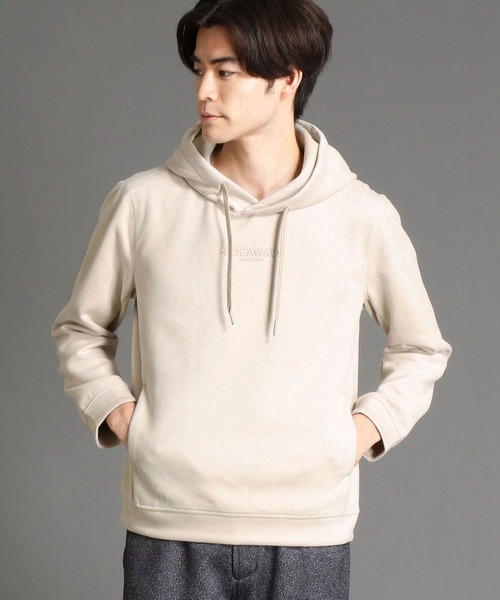 HIDEAWAYS NICOLE（ハイダウェイニコル）の「ポンチスウェードプルオーバーパーカー（パーカー・メンズ・ブラック/ボルドー/シルバーグレー/モカ/ライトベージュ・MEDIUM/LARGE/X-LARGE）」の10枚目の写真