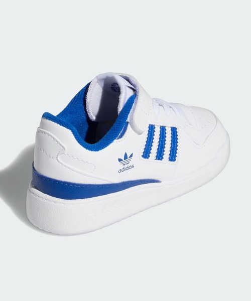adidas（アディダス）の「フォーラム ロー [Forum Low]  / アディダスオリジナルス adidas Originals（スニーカー・キッズ・ホワイト×ブルー/ホワイト・12cm/11cm/15.0cm/16.0cm/14.0cm/13.0cm）」の5枚目の写真