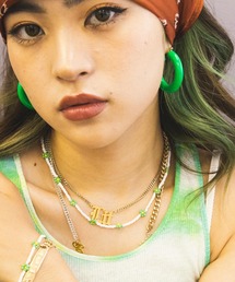 atmos pink | atmos pink カラーボリュームフープピアス(ピアス（両耳用）)