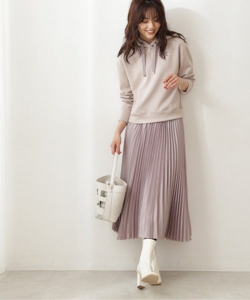 PROPORTION BODY DRESSING（プロポーションボディドレッシング）の「コンパクトポンチパーカー / 1211260900（Tシャツ/カットソー・レディース・パープル系その他4/グレー/ライトピンク・FREE）」の4枚目の写真