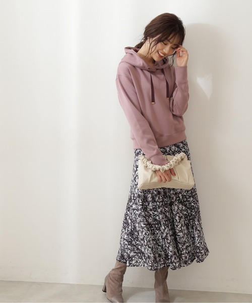 PROPORTION BODY DRESSING（プロポーションボディドレッシング）の「コンパクトポンチパーカー / 1211260900（Tシャツ/カットソー・レディース・パープル系その他4/グレー/ライトピンク・FREE）」の8枚目の写真