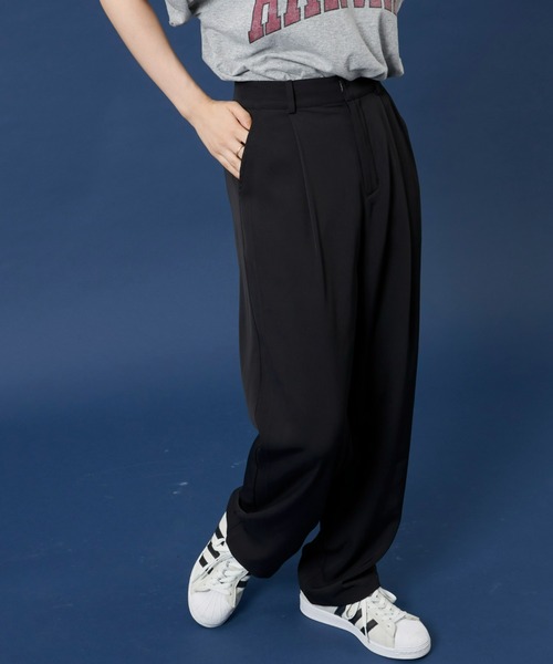 Auntie Rosa Holiday（アンティローザホリデー）の「タックテーパードパンツ（その他パンツ・レディース・アイボリー/ブラウン/ブラック/パープル/グリーン・SMALL/MEDIUM）」の21枚目の写真