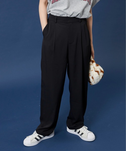 Auntie Rosa Holiday（アンティローザホリデー）の「タックテーパードパンツ（その他パンツ・レディース・アイボリー/ブラウン/ブラック/パープル/グリーン・SMALL/MEDIUM）」の22枚目の写真