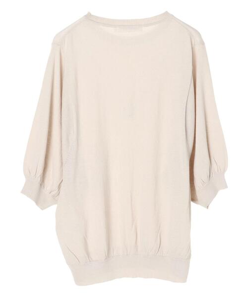 AMERICAN HOLIC(アメリカンホリック)の「ハイゲージドルマンニットプルオーバー(ニット/セーター・レディース・ライトグレー/ダークネイビー・L/M)」の21枚目の写真