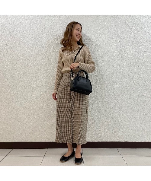 flower（フラワー）の「スパークルリブニット（ニット/セーター・レディース・ベージュ/ブラウン・FREE）」の16枚目の写真