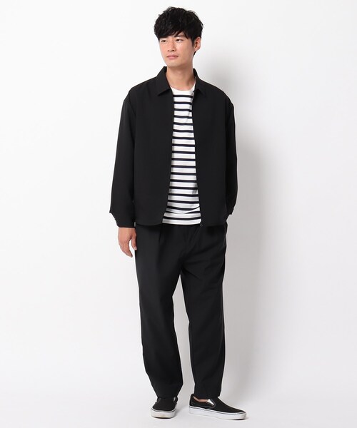 THE SHOP TK （ザ ショップ ティーケー ）の「◆イージーパンツ（スーツパンツ・メンズ・グレー/ブラック/ネイビー・01/02/03/04/05）」の5枚目の写真