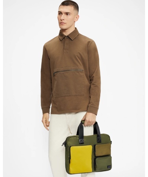 Ted Baker(テッドベーカー)の「SUNDAR ドキュメントバッグ(ビジネスバッグ・メンズ・カーキ・O/S)」の10枚目の写真