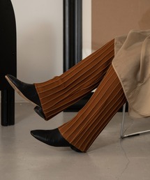 Amiur | stripe rib knit pants(その他パンツ)