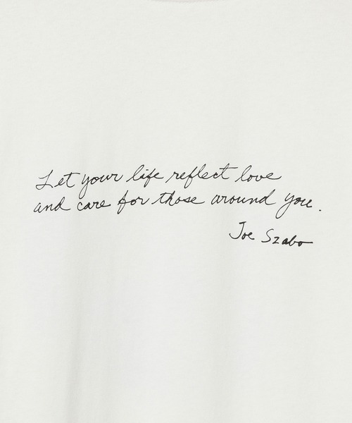 MADEMOISELLE ROPE'（マドモアゼル ロペ）の「【JOSEPH SZABO×VTA】フォトプリントボリュームスリーブスリーブTシャツ（Tシャツ/カットソー・レディース・ホワイト/ブラック/ホワイト系その他・FREE）」の6枚目の写真